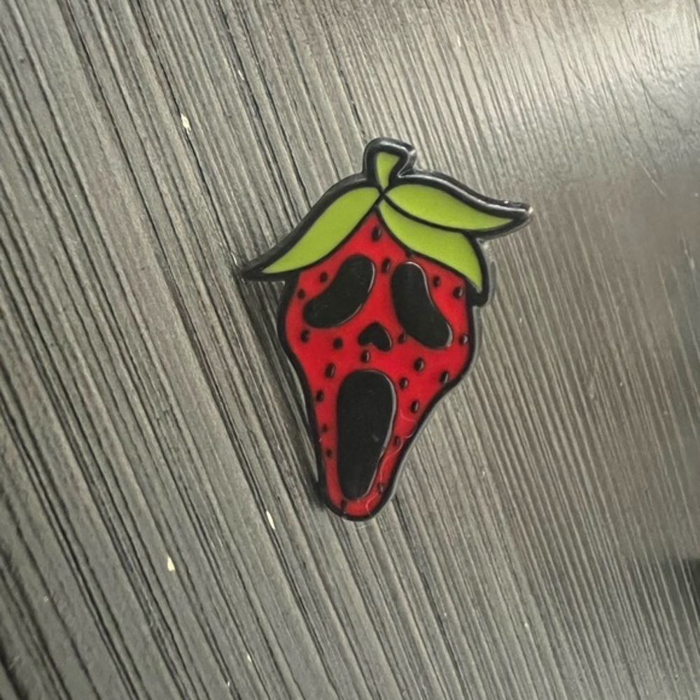 Strawberry Scream Enamel Pin